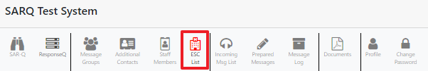 ESC List Location