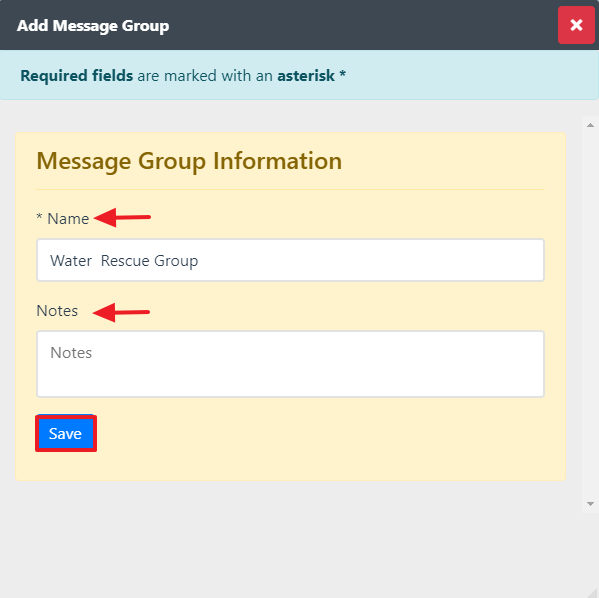 Add Group View