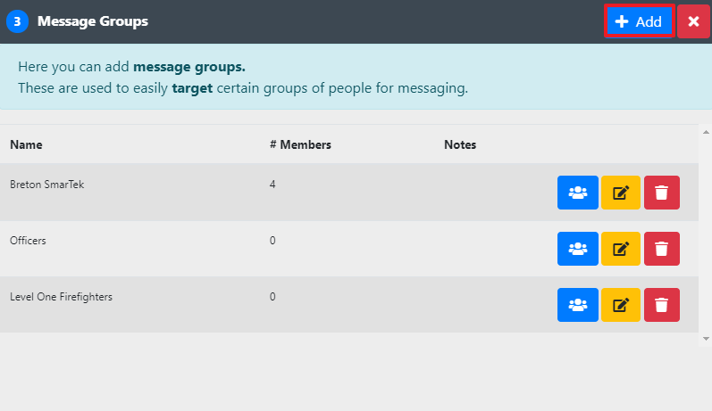 Modify Groups Location